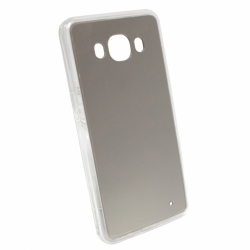 FORCELL Samsung Galaxy J3 2016 J320 Mirror Silicone Case Silver