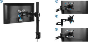 ARCTIC Βάση Οθόνης Desk Mount Monitor Arm Z1 Basic Έως 34 Εως 15kg AEMNT00039A