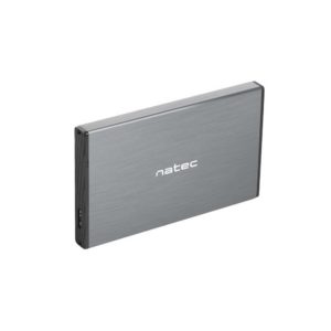 NATEC Εξωτερικό κουτί σκληρού δίσκου Ασημί Rhino Go Natec 2.5 HDD/SSD USB 3.0 SATA ΙΙΙ NKZ-1281