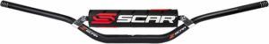 SCAR τιμόνι αλουμινένιο S9022BK πλάτος:805mm ύψος:80mm pullback:55mm