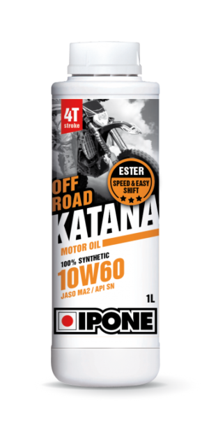 Συνθετικό λάδι κινητήρα Ipone 10W/60 Off Road Katana, 1 λίτρο