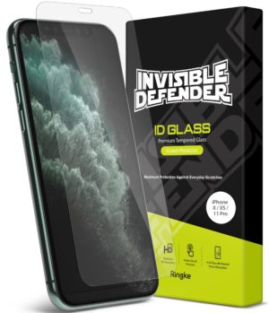 Γυαλί Προστασίας Ringke Invisible Defender ID Glass 2.5D 0.33mm Screen Protector For iPhone X/ XS/ 11 Pro (1 + 1 Added Bonus Pack) (G4as047)