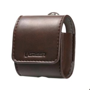 Θήκη Airpods Case Cover UGREEN Eco Leather with Anti-Dropping Strap (Brown)