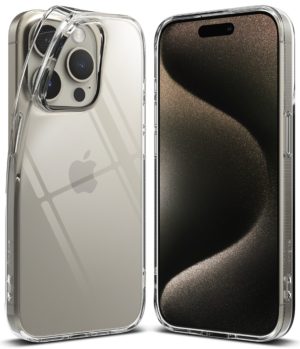 Θήκη Σιλικόνης Ringke Air Cover Gel TPU Case for iPhone 15 Pro Max Clear (A745E52)