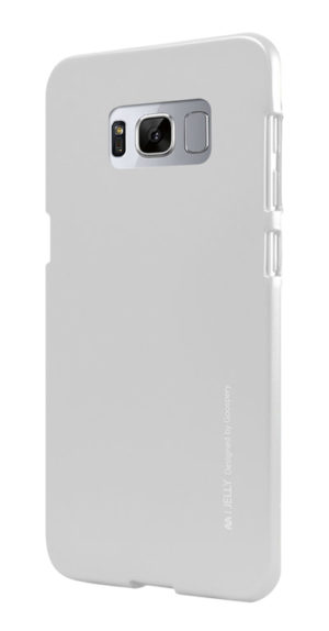 Θήκη Σίλικόνης Mercury Jelly Case Samsung Galaxy S8 Silver - White