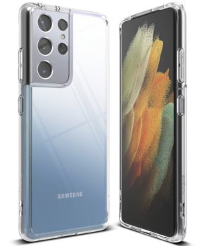 Θήκη Σιλικόνης Ringke Fusion X durable PC Case with TPU Bumper For Samsung Galaxy S21 Ultra 5G transparent (FSSG0092)