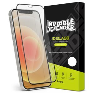 Γυαλί Προστασίας Ringke Invisible Defender ID Full Glass Tempered Glass Tough Screen Protector Full Coveraged with Frame for iPhone 12 Pro Max (G7F024) (case friendly)