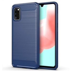 Θήκη Σιλικόνης Carbon Case Flexible Cover TPU Case Samsung Galaxy S10 Lite Blue