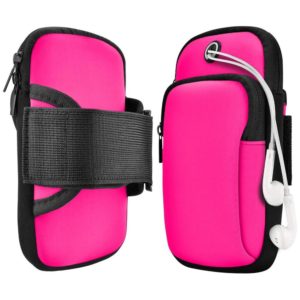 Θήκη Μπράτσου Running armband sports phone band case (max 78 x 162 x 14) mm pink