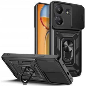 Θήκη Σιλικόνης Tech-Protect Camshield Pro Case for Xiaomi Redmi 13C / Poco C65 Black