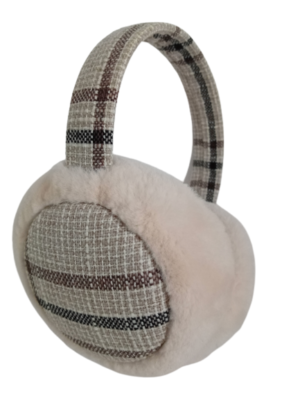 Προστατευτικά αυτιών, Earmuffs, One size, εκρού/μπεζ