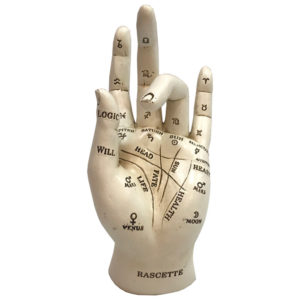 Palmistry Hand Figurine ornament by Nemesisnowcollection (17.7cm,resin)