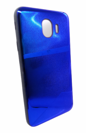 Samsung Galaxy J4 (2018) - Θήκη πλάτης, back cover mirror blue, ενισχυμένη σιλικόνη