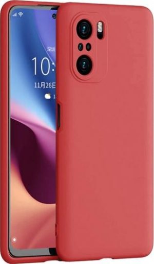 Xiaomi Poco F3 - Mi K40 - Θήκη πλάτης σιλικόνης (back cover silicon), Red