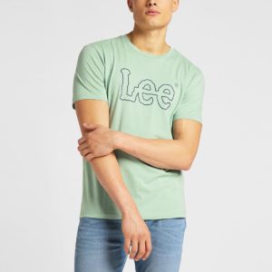 Lee μπλούζα φυστική λαιμόκοψη με λογότυπο L65QAIQN