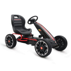 Byox Παιδικό Go Kart Αυτοκινητάκι με πετάλια Eva Soft Wheels Abarth 500 Assetto Black