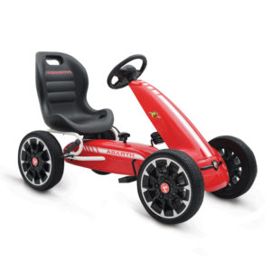 Byox Παιδικό Go Kart Αυτοκινητάκι με πετάλια Eva Soft Wheels Abarth 500 Assetto Red