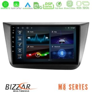 Bizzar M8 Series Seat Altea 2004-2015 8core Android12 4+32GB Navigation Multimedia Tablet 9