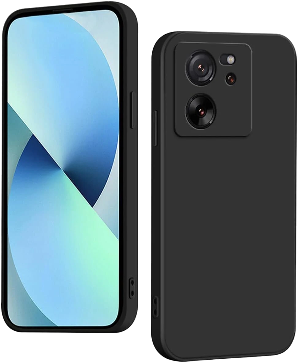 Silicon case protect lens for Xiaomi 13T Black