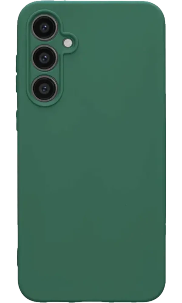 Matt TPU case protect lens for Samsung Galaxy A55 forest green