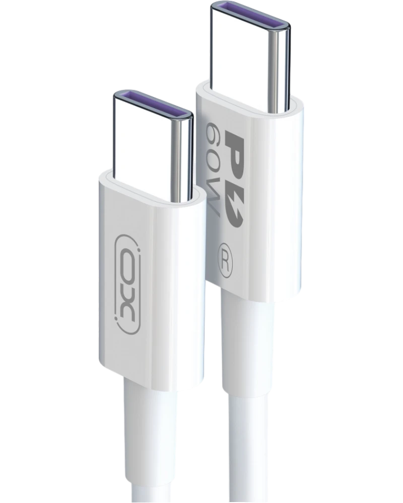XO cable NB-Q190B PD USB-C - USB-C 2,0m 60W White