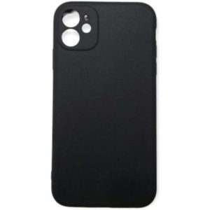 Silicon case protect lens for iPhone 11 black