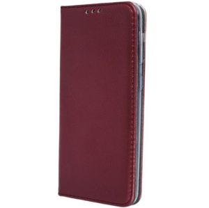 Smart Magnetic case for Samsung Galaxy A12 burgundy