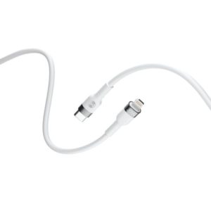 Forever Flexible cable USB-C - Lightning 2,0 m 20w White