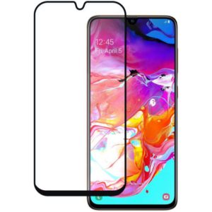 Full Glue Tempered Glass 5D for Samsung Galaxy A03 black frame