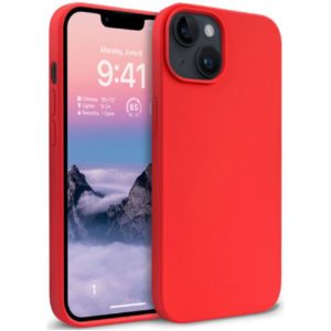 Silicon case for iPhone 14 Plus red