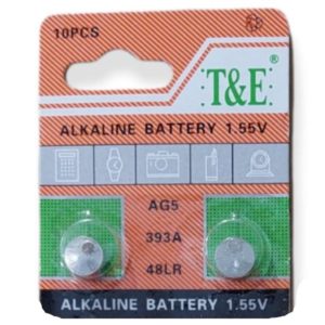 T&E Button Alkaline Battery AG5 - 48LR (2τμχ)