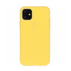 Silicon case for iPhone 14 Plus Yellow