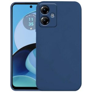 Matt TPU case protect lens for Motorola Moto G14 dark blue