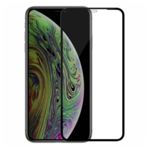 Full Glue Tempered Glass 3D for iPhone 14 Pro Max black frame