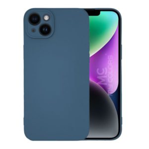 Silicon case protect lens for iPhone 14 dark blue