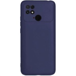 Silicon case protect lens for Xiaomi Poco C40 dark blue