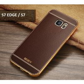 Θήκη Κινητού Καφέ Εύκαμπτη Samsung S7 Edge Uabids Brown Flexible Case 0.5mm (G935F)