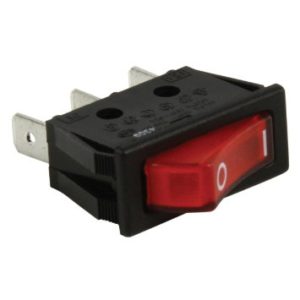 Power Switch ON/OFF 16A 3P W8-12131 Διακόπτης Τροφοδοσίας Κόκκινος