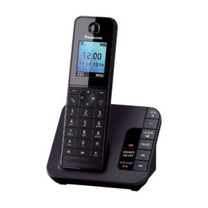 Panasonic KX-TGH220GRB Wireless Telephone Device Black & Message Recorder Τηλεφωνική Συσκευή Ασύρματη Με Τηλεφωνητή Μαύρο
