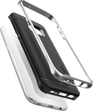 Θήκη Κινητού Μαύρη - Ασημί Εύκαμπτη Samsung S7 Edge Uabids Black - Silver Flexible Case 0.5mm (G935F)
