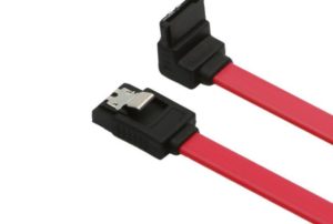 Sata2 Male 7pin to Sata 2 Male 7pin Internal Cable 0.3m Corner Red Εσωτερικό Καλώδιο Σύνδεσης Δεδομένων Σκληρού Γωνιακό Κόκκινο QL1-J5