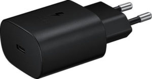 Samsung EP-TA800EBE Original Type C USB 5V-11V 2-3Am Power Supply Charger 25W Black Fast Charging Αυθεντικό Τροφοδοτικό Μαύρο