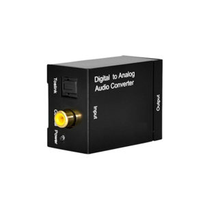 Μετατροπέας Οπτικής Ίνας Σε Αναλογική Digital Audio Converter Toslink Optical To Analogue Audio 2 X RCA & Jack 3.5 11.2.17 FTT14-026