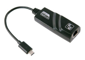 POWERTECH CAB-UC005 USB 3.1 TYPE C MALE TO GIGABIT ETHERNET LAN ADAPTER FEMALE CONVERTER 0.20m BLACK ΚΑΡΤΑ ΔΙΚΤΥΟΥ 10/100/1000