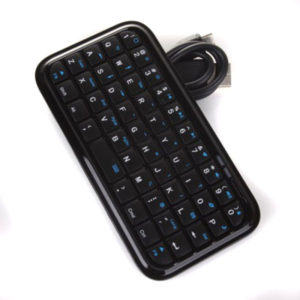 Ασύρματο Πληκτρολόγιο Μαύρο Wireless Bluetooth 3.0 Universal Keyboard Mini Black English Leasun LS-BK989
