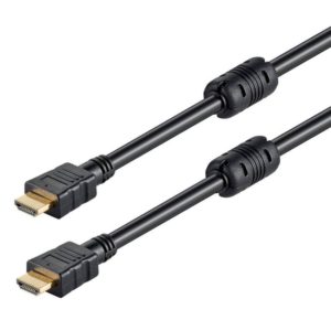 Powertech CAB-H085 HDMI 1.4 Male 19pin To HDMI Male CCS Gold 0.50m 2 X Ferrites (PS3/PS4/360/ONE/PC)