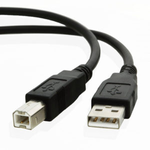 USB A 2.0 PRINTER CABLE A/B MALE/MALE 5m BLACK 93598 CU201 CAB-U052