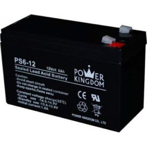 POWERKINGDOM PS6-12 BATTERY PACK UPS 12V 6Ah MΠΑΤΑΡΙΑ ΜΟΛΥΒΔΟΥ POWER KINGDOM PS612