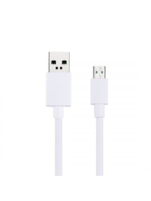 USB A 2.0 Fast Charging - Data Cable Male To Micro USB B Male White 1m Καλώδιο Φόρτισης & Δεδομένων PTR-0057 0054 U119