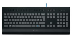 Πληκτρολόγιο Ενσύρματο Αγγλικό Μαύρο Logitech K290 Wired Keyboard English Black (K280e)